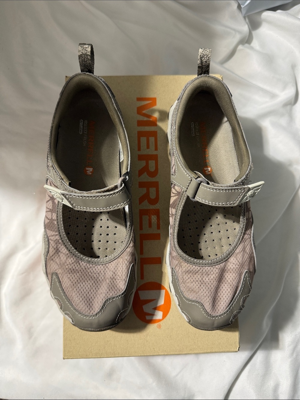 Merrell Hurricane MJ Water Shoes Taupe Mary Jane Hiking Shoes Women’s US 5.5